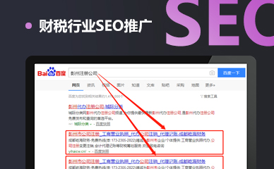 财税公司SEO全站推广